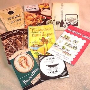 Vintage Cooking Pamphlet Lot